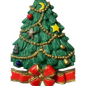 Christmas Tree Pin Brooch Holiday Jewelry